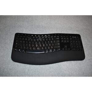 Microsoft Wireless Comfort Keyboard‎ 5050 Model 1728 No USB Dongle Ergonomic